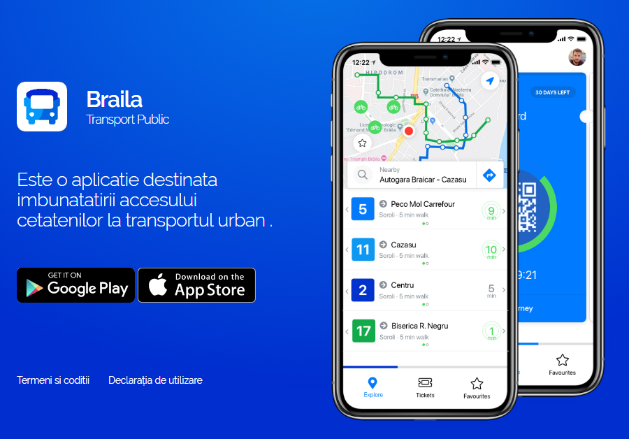Aplicație – Brăila Transport Public – PRIMĂRIA BRĂILA